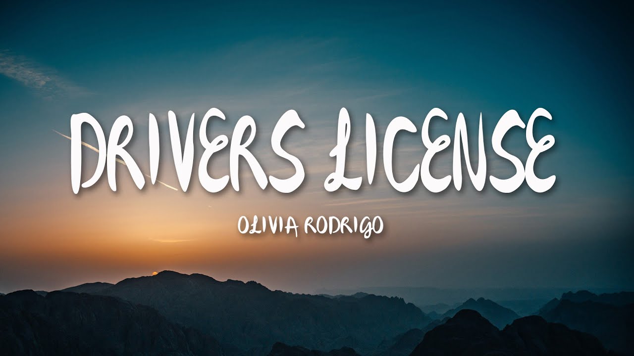 Olivia Rodrigo – drivers license (Lyrics) - YouTube