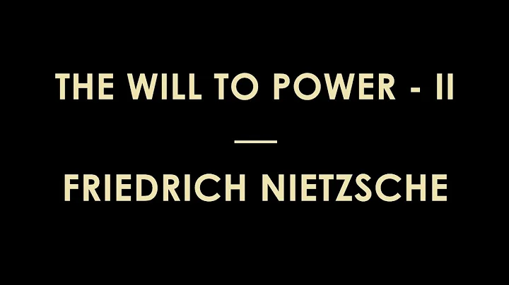 The Will to Power by Friedrich Wilhelm Nietzsche (Volume 2, Book 3 and 4) - Full Audiobook - DayDayNews