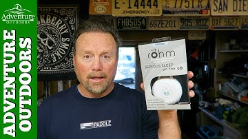 Rohm White Noise Machine ~ How to Sleep Great When Camping, Traveling Etc.