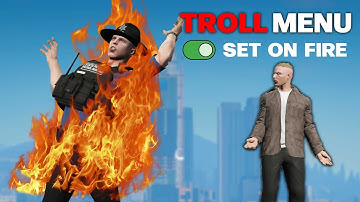 🔴Using A Troll Menu on my server (GTA 5 RP)
