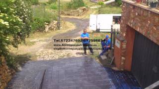 Pavimento Impreso YouTube SAN PABLO DE LOS MONTES,Tel.672247692-672598634 Toledo