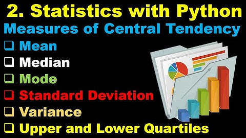 Statistics with Python | Machine Learning | Measures of Central Tendency | Mean | Median | Mode - P2