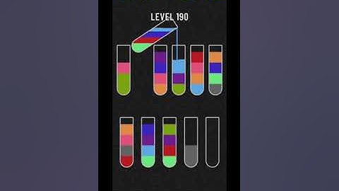 Water sort puzzle level 190