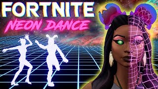 Fortnite Neon Dance #6. Signature Shuffle.