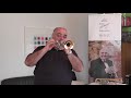 Franz Tröster und seine J. Scherzer Piccolo-Trompete Modell 8111