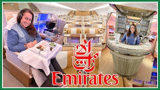 Emirates BUSINESS Class Flight DUBAI to London  | FULL Experience 2024 ✈