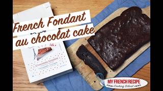 Easy french chocolate cake thanks to our baking mix make the authentic
fondant au chocolat. needs only 5 min preparation, and 15 baking.