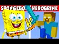 SPONGEBOB vs HEROBRINE – PvZ vs Minecraft vs Smash