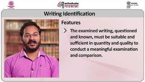 P-05: M-23. Handwriting: general characteristics, individual characteristics,  SQD rules