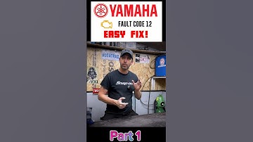 Fixing Yamaha fault code 12 part 1