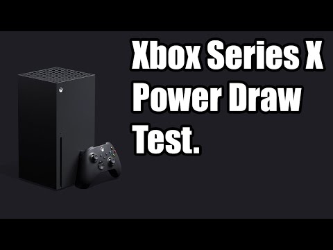 Xbox Series X Power Draw Test. X360, X1, X1X, & XSX Games