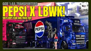 Insane Pink Drift Hauler! GCD Hino 1087X & LBWK Pepsi Transporters