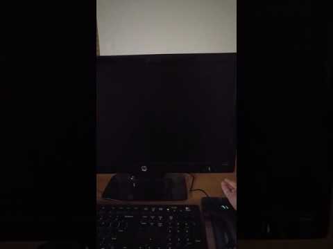 HP 2311x monitor problem
