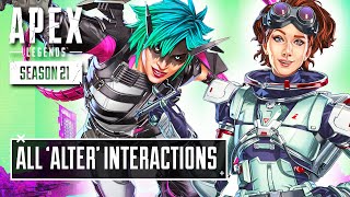 *NEW* ALTER All Interaction Voice Lines  Apex Legends Season 21