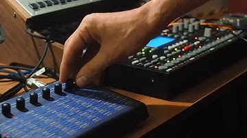 DSI Evolver as bass drum synth