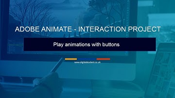 3. Playing animations with buttons - Adobe Animate Interaction Project