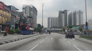 Malaysia Kuala Lumpur City Highway driving experience