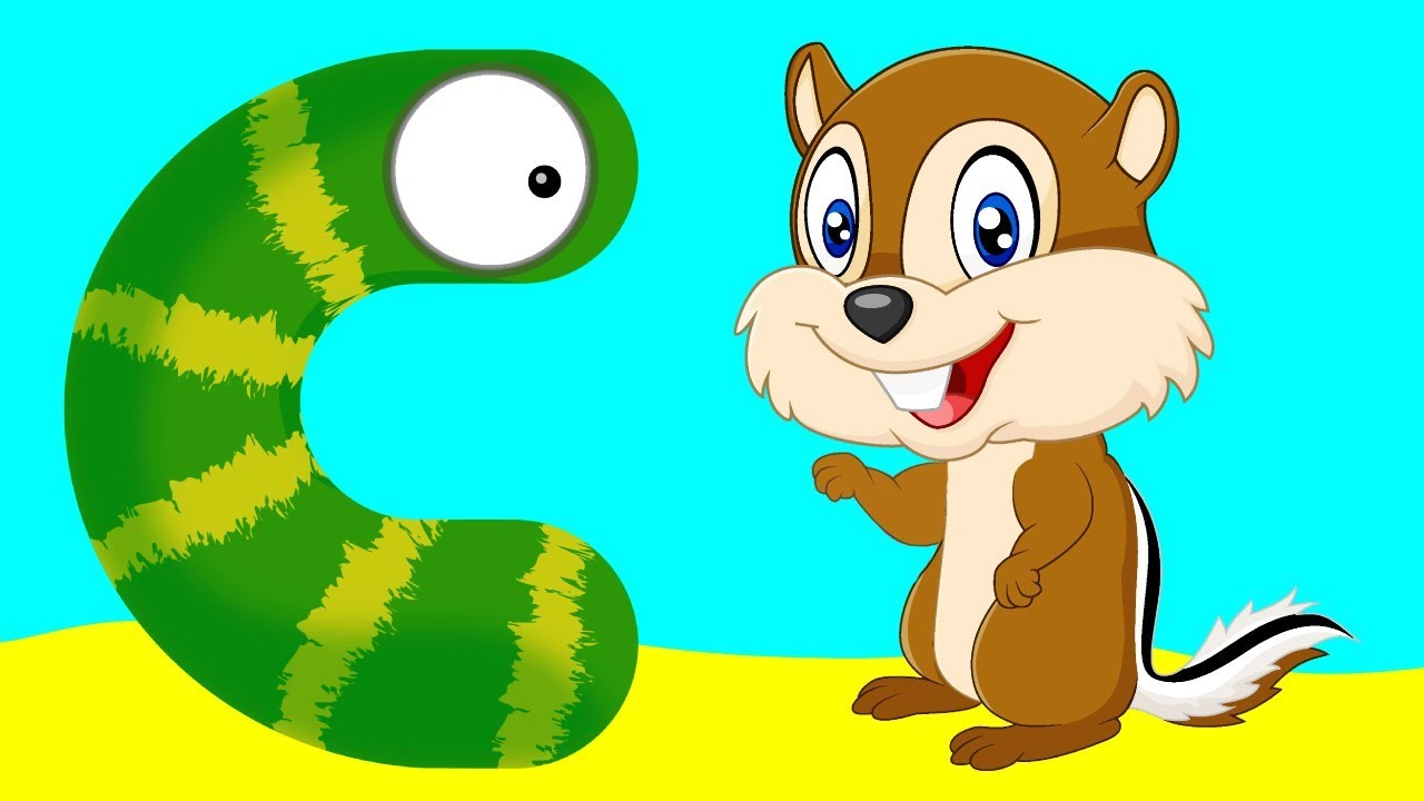 CHIPMUNK | Learn Alphabet Animals | Letter C - YouTube
