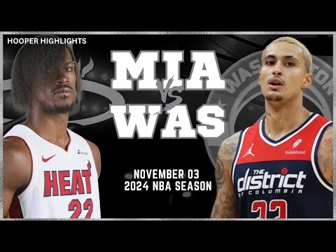 Miami Heat vs Washington Wizards Full Game Highlights | Nov 3 | 2024 NBA Season