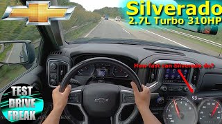 2019 Chevrolet Silverado Rst 27L Turbo 2Wd Double Cab 310 Hp Top Speed Autobahn Drive Pov