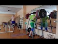 Арямнов демонстрирует сложную тренировку! Weight lifting