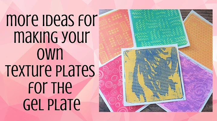 More Ideas for Making your own Texture Plates for ...