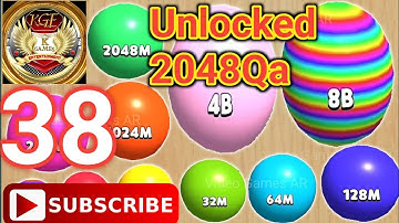 Blob Merge 3D Unlock 2048Qa  Gameplay Walkthrough Part 38 (android-ios)@K Games Entertainment