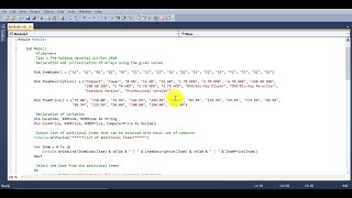 Pre-Release Material Oct/Nov 2020 | Task1 (Program Code ) Microsoft Visual Basic 2020