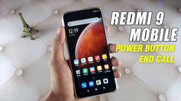 Redmi 9 - How To Enable Power Button To End Call