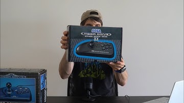 Unboxing the Sega Mega Drive Arcade Power Stick II and Comparing with the Original!