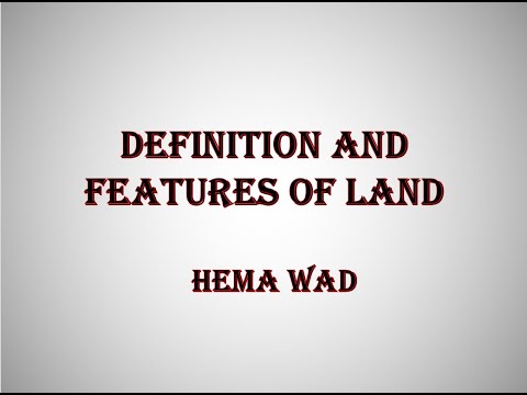 Video: Was ist Land und wo wird es definiert?