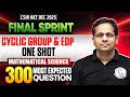 Cyclic Group & EDP - One Shot | CSIR NET Mathematical Science | CSIR NET Final Sprint 2025