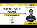 Respiration in Plants | One Day One Chapter | NEET Biology | NEET 2020