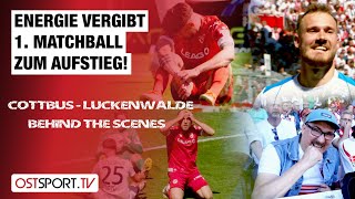 OSTSPORT.TV hautnah! Energie vergibt 1. Aufstiegs-Matchball | Regionalliga Nordost