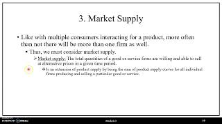 ECO2023 Chapter 3 Video 3 Markets I