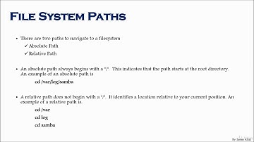 File System Paths in Linux
