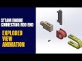 steam engine connecting rod end exploded view