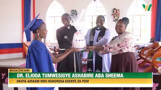 Agacencwire Dr. Elioda Tumwesigye Ashabire Aba Sheema Okuta Amaani Omu Kukoresa Esente Za Pdm.
