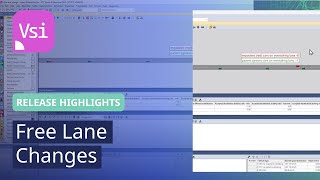 Free Lane Changes - More Control | PTV Vissim | Release Highlight