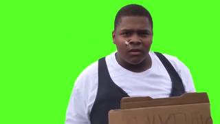 Fat Black guy Dancing Meme Green Screen
