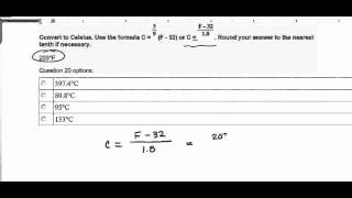 MAT 0028 Midterm Exam Review Question 20
