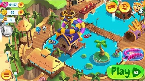 Talking Tom Pool - Puzzle Game (Part 2)