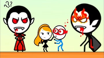 Attack Draw Line (WEEGOON)Funny Stickman Brain Puzzle- All Levels 41 - 70 Gameplay Walkthrough