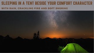 Sleeping in a Tent Beside Your Comfort Character || A Generic Ambience