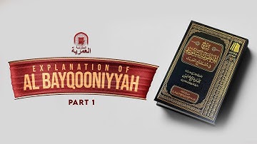 Part 1 | Al Bayqooniyyah - Ustadh AbdulRahman Hassan