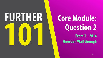 Exam 1 2016 - Core Module: Question 2 (Variable Definition question)
