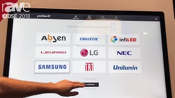 DSE 2018: Peerless-AV Demos Its New LED Wall Mount Configurator
