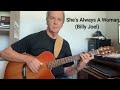 She's Always a Woman (Billy Joel), fingerstyle guitar cover