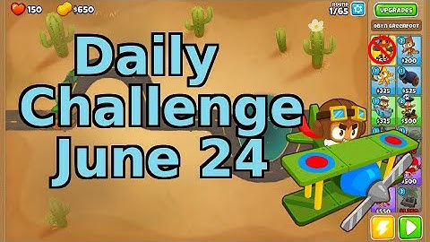 Bloons TD 6 Daily Challenge | Burgereq