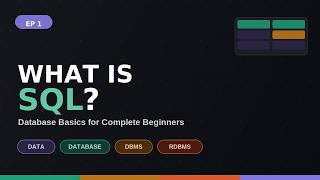 SQL for Complete Beginners: Data, Database, DBMS & RDBMS Explained Simply